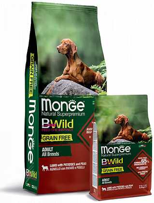 Monge (Монж) BWild Grain Free All Breeds Adult Lamb