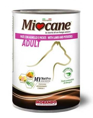 Morando (Морандо) MioCane Lamb & Potatoes Консерви для собак з ягнятком та картоплею
