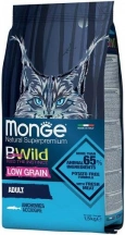 Monge (Монж) Cat BWild Low Grain Anchovies Низькозерновий корм для котів і кішок з анчоусами