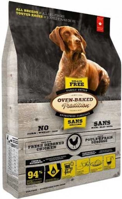 Oven-Baked (Овен-Бекед) Tradition Grain-Free All Breed Chicken Беззерновий корм для собак і цуценят з куркою