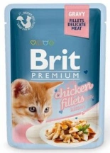 Brit Premium (Бріт Преміум) Cat Вологий корм для кошенят з філе курки в соусі img