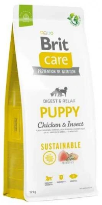 Brit Care (Бріт Кеа) Dog Sustainable Puppy Chicken & Insect Сухий корм з куркою та комахами для цуценят всіх порід