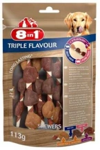 8in1 (8в1) Triple Flavour Ласощі для собак, шашлички img
