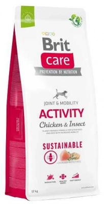 Brit Care (Бріт Кеа) Dog Sustainable Activity Chicken & Insect Сухий корм з куркою та комахами для активних собак
