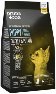 PrimaDog (ПрімаДог) Puppy Small Breeds Chicken & Potato Сухий корм з куркою та картоплею для цуценят дрібних порід