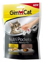 GimCat (Джим Кет) Nutri Pockets Ласощі для котів і кішок Таурин-Б'юті мікс img