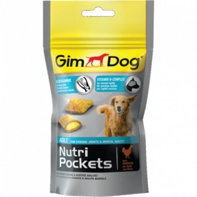 GimDog Ласощі для собак Nutri Pockets Agile для здоров'я суглобів 45 гр