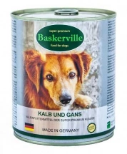 Baskerville (Баскервіль) Консерви для собак з телятиною та гусем img