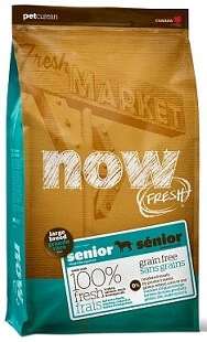 Корм NOW Senior для собак великих порід з індичкою, качкою та лососем