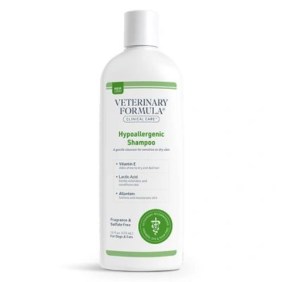 Veterinary Formula (Ветеринарна Формула) Clinical Care Hypoallergenic Shampoo Гіпоалергенний шампунь для собак і котів з чутливою шкірою