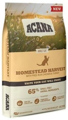 Acana (Акана) Homestead Harvest Cat 4,5 кг Сухий корм з куркою, індичкою та качкою для котів і кішок