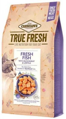ВИВОДИТЬСЯ З АСОРТИМЕНТУ Carnilove (Карнілав) True Fresh Cat Fish Беззерновий сухий корм з рибою для дорослих котів та кішок