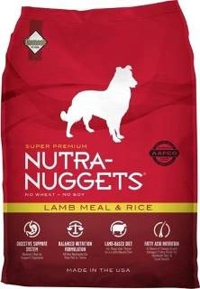 Nutra Nuggets (Нутра Нагетс) Lamb & Rice Корм ​​з ягням для собак з алергією