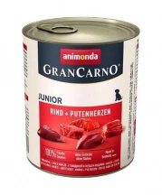 Animonda (Анімонда) GranCarno Junior Beef & Turkey Heart Консерви з яловичиною та серцем індички для цуценят img
