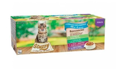 Stuzzy (Штузі) Cat Sterilized Multipack Вологий корм в соусі для стерелізованих кішок та кастрованих котів