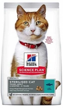 Hills (Хіллс) SP Sterilised Young Adult Tuna Корм ​​для стерилізованих кішок і кастрованих котів з тунцем img