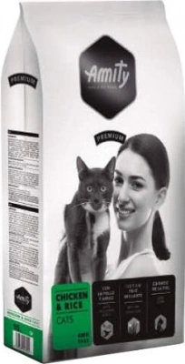 Amity (Аміті) Cat Chicken & Rice 10 кг Сухий корм для дорослих котів і кішок з куркою і рисом