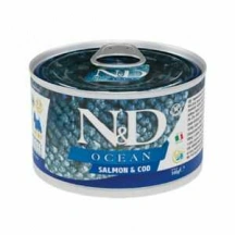 Farmina (Фарміна) N&D Ocean Grain Free Dog Adult Mini Salmon & Cod Беззерновий вологий корм з лососем і тріскою для дорослих собак дрібних порід img