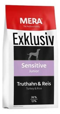 Mera (Мера) Exklusiv Sensitive Junior Turkey & Rice Сухий корм з індичкою та рисом для цуценят з чутливим травленням
