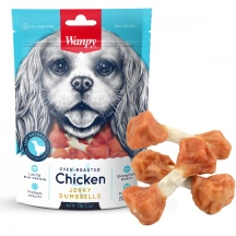 Wanpy (Ванпі) Dog Chicken Jerky Dumbbells 1 кг Ласощі кісточки з в'яленою куркою для собак img