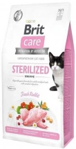 Brit Care (Брит Кеа) Cat Grain Free Sterilized Sensitive Беззерновой корм для стерилизованных кошек с чувствительным пищеварением с кроликом Brit Care (Бріт Кеа) Cat Grain Free Sterilized Sensitive Беззерновий корм для стерилізованих котів і кішок з чутливим травленням з кроликом img