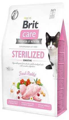 Беззерновой корм для стерилизованных кошек Brit Care Cat Grain Free Sterilized Sensitive