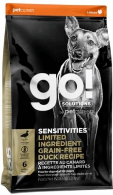 GO! (ГОУ) Sensitivity LID Grain Free Duck Беззерновий корм для дорослих собак і цуценят з качкою