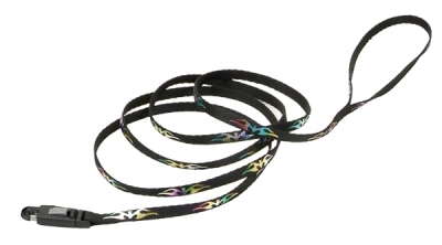 Coastal (Костал) Lit'l Pals Повідець для малих порід собак з нейлону, 0,7 см/1,8 м чорний фенікс