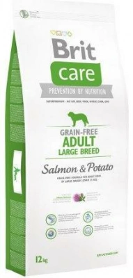 Brit Care (Бріт Кеа) Grain Free Adult Large Breed Salmon & Potato Беззерновий гіпоалергенний корм для великих порід собак з лососем