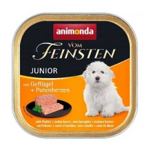 Animonda (Анімонда) Vom Feinsten Junior Poultry & Turkey Hearts Консервований корм з птицею та серцем індички для цуценят