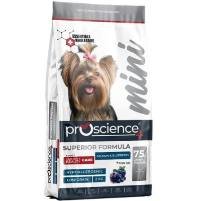 ProScience (ПроСайнс) Dog Adult Mini Sensitive Digestion Salmon & Blueberry Сухий корм з лососем для собак дрібних порід з чутливим травленням