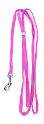 Coastal (Костал) Lit'l Pals Jeweled Повідець для маленьких собак зі стразами 0,8 см/1,8 м рожевий