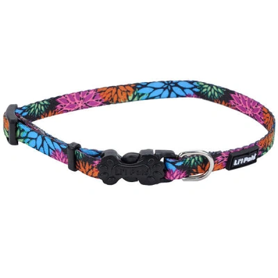 Coastal (Костал) Lit'l Pals Нейлоновий нашийник для собак дрібних порід, 0,8 см/15-20 см, дикі квіти