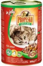 Propesko (Пропеско) Консерви для котів з кроликом і куркою img