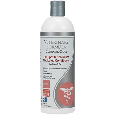 Veterinary Formula (Ветеринарна формула) Clinical Care Hot Spot & Itch Relief Medicated Conditioner Кондиціонер для знеболення та лікування дерматологічних захворювань у собак і котів