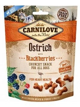 Carnilove (Карнілав) Crunchy Snack Dog Adult Ostrich & Blackberries Хрусткі ласощі зі страусом та ожиною для собак