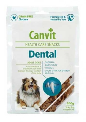 Canvit (Канвіт) Dental Беззернові напіввологі ласощі для підтримки здоров'я зубів у собак