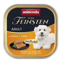 Animonda (Анімонда) Vom Feinsten Chicken & Liver Консервований корм з куркою та печінкою для собак img