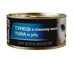AnimAll (ЕнімАлл) Вологий корм з тунцем у желе для дорослих котів і кішок img