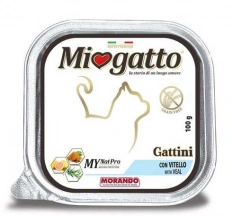 Morando (Морандо) MioGatto Gattini Kitten Veal Вологий корм для кошенят з телятиною img