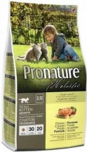 Pronature Holistic (Пронатюр Холистик) Kitten Chicken & Sweet Potato Сухой корм для котят с курицей и бататом Pronature Holistic (Пронатюр Холістик) Kitten Chicken & Sweet Potato Сухий корм для кошенят з куркою і бататом img