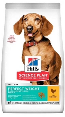 Hills (Хіллс) Adult Perfect Weight Small & Mini Корм ​​для дрібних порід собак з надмірною вагою