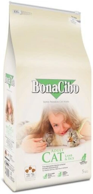 BonaCibo (БонаСібо) Adult Cat Lamb & Rice 5 кг Сухий корм для котів і кішок з чутливим травленням з ягням і рисом