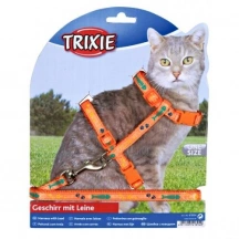 Trixie (Тріксі) Шлейка з повідцем для котів і кішок з рибками