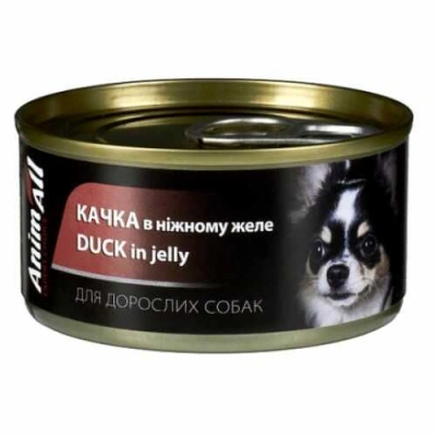 AnimAll (ЭнимАлл) Dog Adult Duck in Jelly 85 гр Влажный корм с уткой в желе для взрослых собак