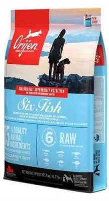 Orijen Six Fish (Оріджен 6 риб) Беззерновий корм для собак з рибою