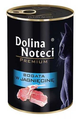 Dolina Noteci (Доліна Нотечі) Premium Cat Lamb Консерви з ягням для котів та кішок 400 гр