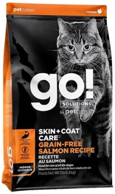 GO! (Гоу!) Solutions Skin + Coat Care Grain Free Salmon Корм для кошенят і кішок з лососем
