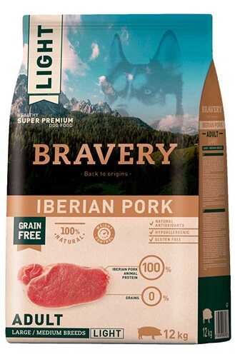Корм для собак Bravery Adult Large & Medium Iberian Pork