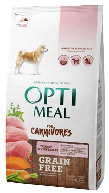 Оптиміл для собак Беззерновий корм з індичкою і овочами
